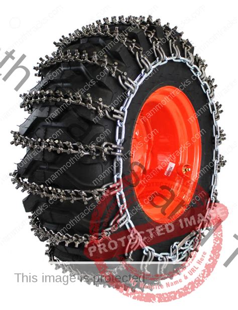 skid steer studded chains on concrete|Winter Traction. .